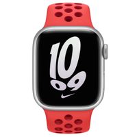 Apple Bracelet Nike Sport Apple Watch Series 1 t/m 9 / SE (38/40/41 mm) | Series 10 / 11 (42 mm) - Bright Crimson / Gym Red