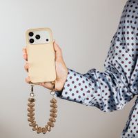 Selencia Coque arrière Rivièra avec MagSafe avec crochets amovibles iPhone 12 / 12 Pro - Milky Latte