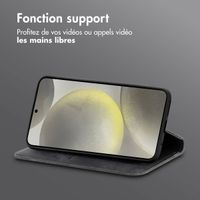 imoshion Étui de téléphone portefeuille Slim Samsung Galaxy S24 / S25 - Noir