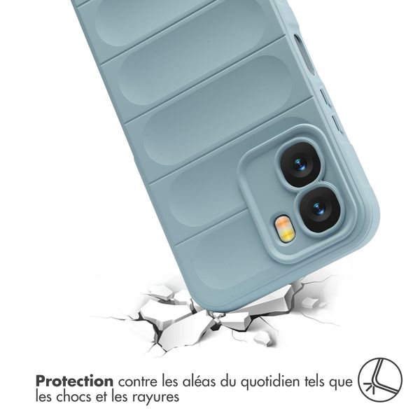 imoshion EasyGrip Backcover Oppo A6x (4G/5G) - Bleu clair