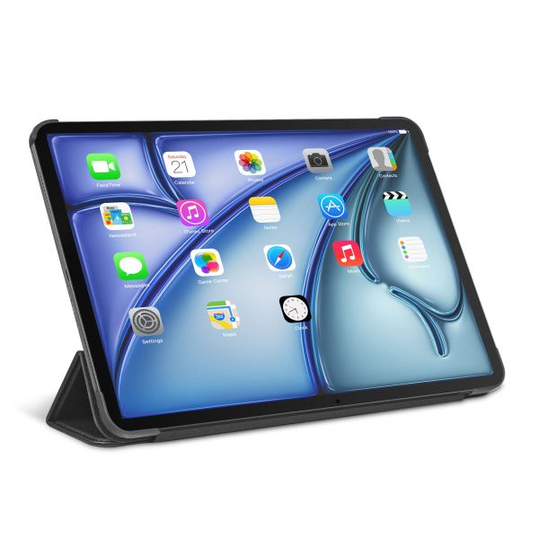 Decoded Textured Sillicon Slim Cover Apple iPad Air 11 pouces (2025) M3 / (2024) M2 - Charcoal Black
