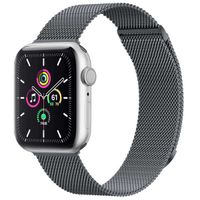 imoshion Bracelet magnétique milanais Apple Watch Series 1 - 11 / SE / Ultra (44/45/46/49 mm) - Taille S - Gris foncé