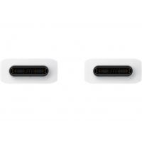 Samsung Original câble USB-C vers USB-C - 1.8 meter - 25 Watt - Blanc + Original l'Adapteur de charge radpide USB-C emballage d'usine - 25 Watt - Blanc