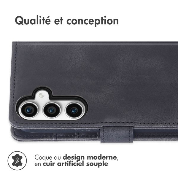 imoshion Etui de téléphone portefeuille avec cordon Samsung Galaxy S23 FE - Noir