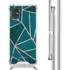 imoshion Coque Design avec cordon Samsung Galaxy A51 - Petrol Green Graphic