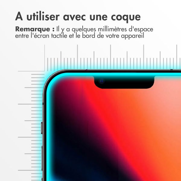 Accezz Protection d'écran en verre trempé Apple iPhone 13 Pro Max / 14 Plus