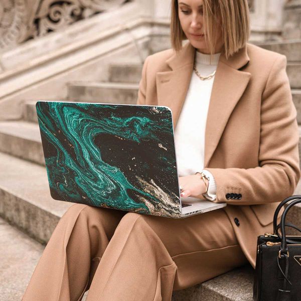 Burga Coque Rigide MacBook Air 13 pouces (2018-2020) - A1932 / A2179 / A2337 - Emerald Pool