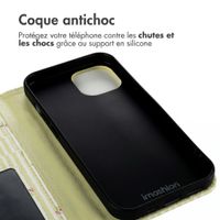 imoshion Étui de télephone portefeuille Design Apple iPhone 13 - Garden Stripes