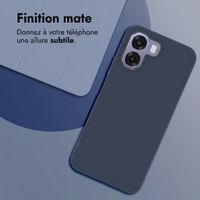 imoshion Coque Couleur Oppo A6x (4G/5G) - Bleu foncé