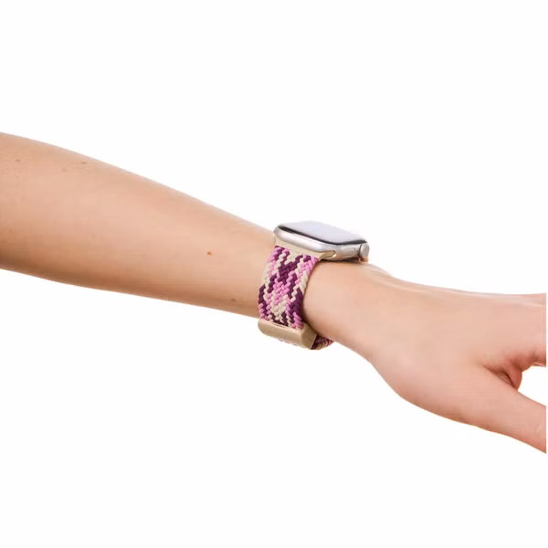 iDeal of Sweden Soft Braid Watch Band Apple Watch | 44/45/46/49 mm - Cherry Crush