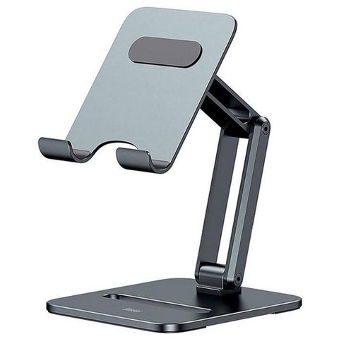 Baseus Desktop Biaxial Foldable Stand - Réglable - Pour tablette, téléphone ou liseuse - Gris