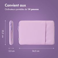 imoshion Pochette ordinateur avec compartiment 14 pouces - Lavender Lilac