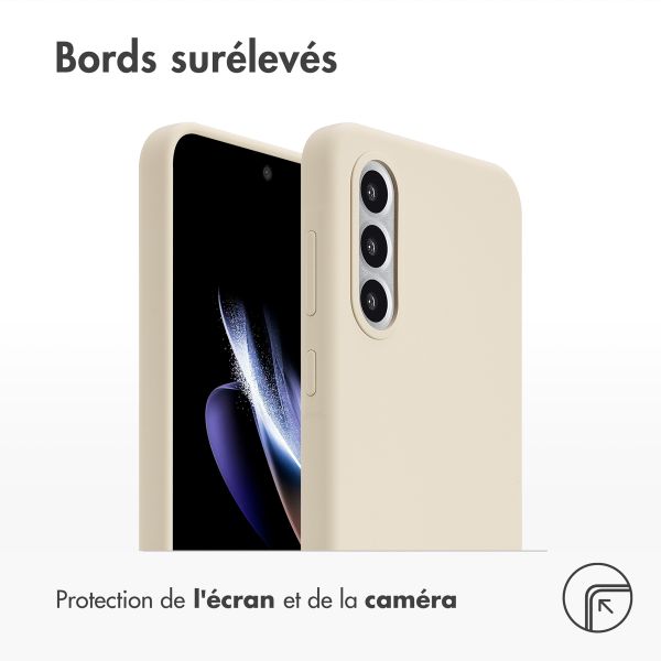 Accezz Coque Liquid Silicone Samsung Galaxy A56 - Stone