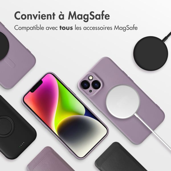 imoshion Coque Couleur avec MagSafe iPhone 14 - Violet