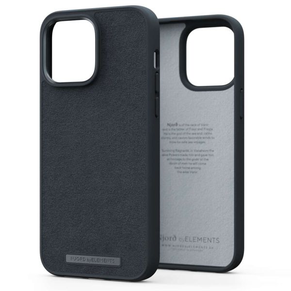 Njorð Collections Coque daim Comfort+ iPhone 14 Pro Max - Black