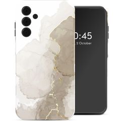 Selencia Coque arrière Vivid Samsung Galaxy A15 (5G) - Marble Light Brown