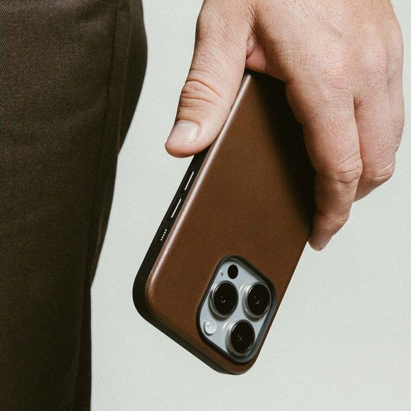 Nomad Coque Modern Leather avec MagSafe Apple iPhone 16 - Marron