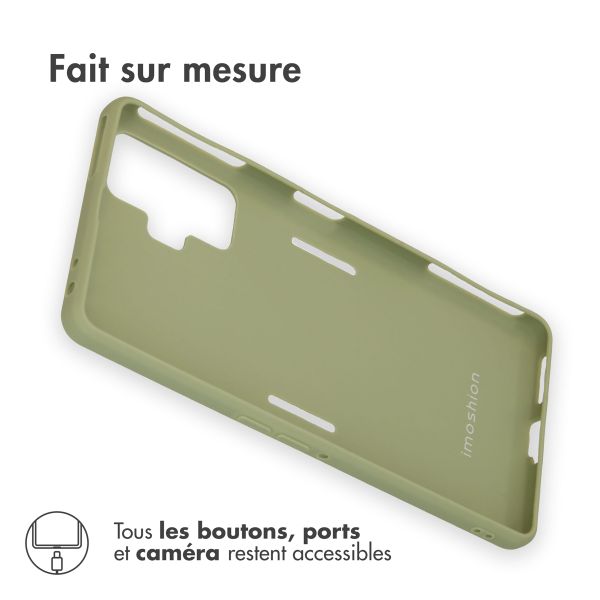 imoshion Coque Couleur Xiaomi Poco F4 GT 5G - Olive Green