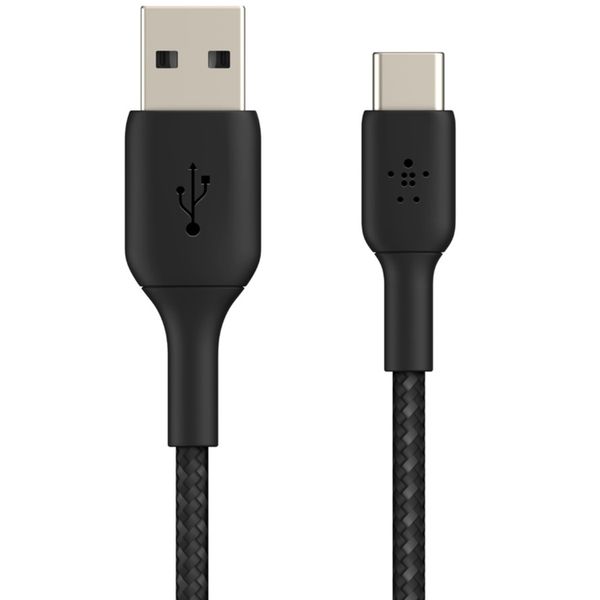 Belkin Boost↑Charge™﻿ Braided USB-C vers câble USB - 1 mètre - Noir