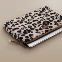 Selencia Pochette ordinateur Teddy 13-14 pouces - Leopard