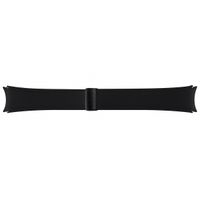 Samsung Bracelet en cuir hybride original D-Buckle Normal M/L Galaxy Watch 6 / 6 Classic / 5 / 5 Pro - Noir