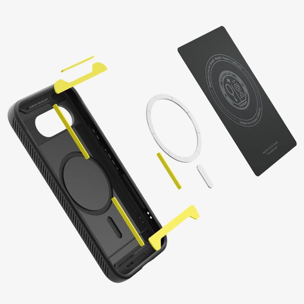 Spigen Coque Rugged Armor MagSafe Google Pixel 9A - Matte Black