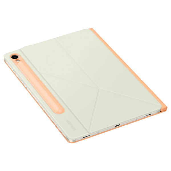 Samsung Coque tablette originale Smart Samsung Galaxy Tab S10 Lite / S9 11 pouces / S10 FE / S9 FE 10.9 pouces - Orange