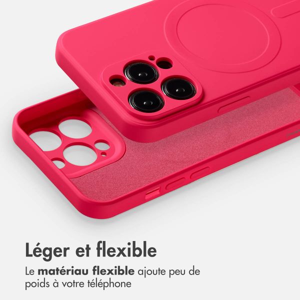 imoshion Coque Couleur avec MagSafe Apple iPhone 14 Pro - Neon Pink