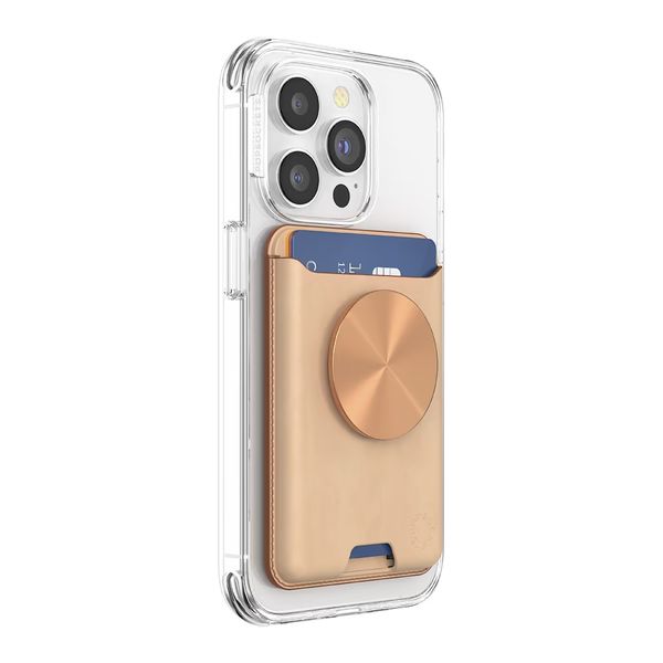 PopSockets PopWallet MagSafe - Vegan Tan Nigiri