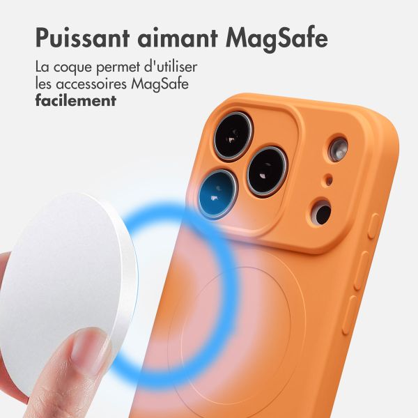 imoshion Coque Couleur avec MagSafe Apple iPhone 17 Pro - Neon Orange