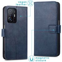 imoshion Étui de téléphone portefeuille Xiaomi 11T (Pro) - Bleu foncé