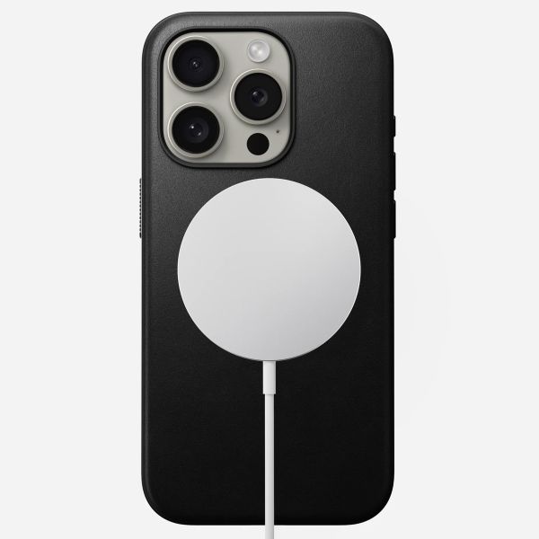 Nomad Coque Modern Leather iPhone 15 Pro - Noir