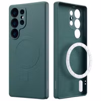 imoshion Coque Couleur avec MagSafe Samsung Galaxy S25 Ultra - Vert foncé