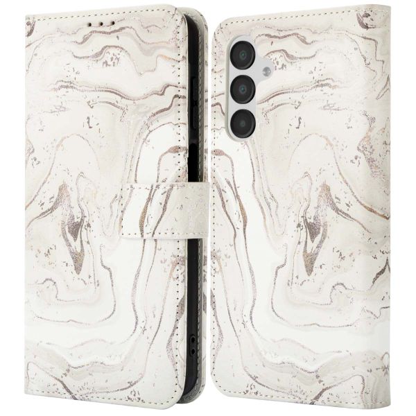 imoshion Étui de téléphone portefeuille Design Samsung Galaxy A16 5G - Sandy Marble