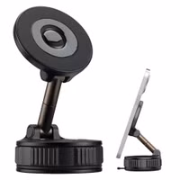 imoshion Support de téléphone pour voiture avec MagSafe - rotatif à 360° - avec ventouse - magnétique - universel - noir