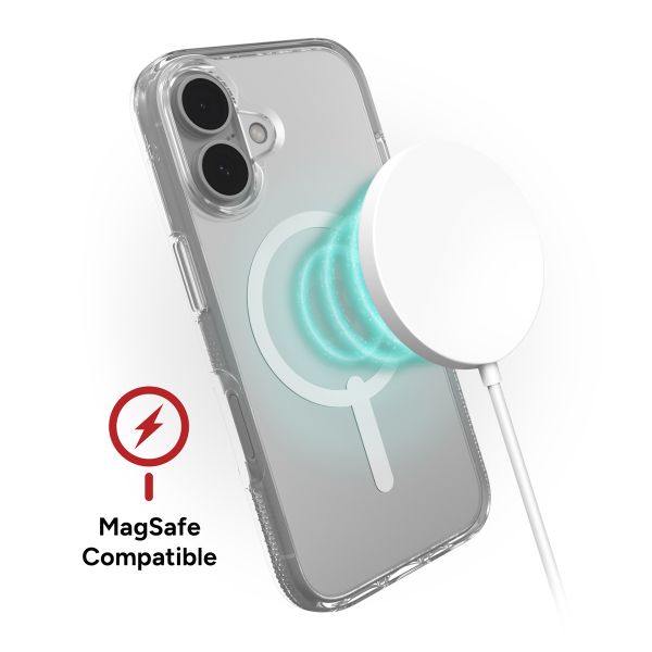 ZAGG Coque Crystal Palace Snap MagSafe iPhone 16 - Transparent