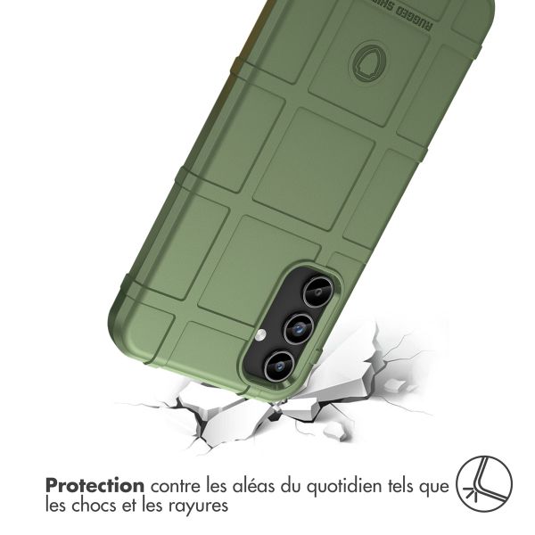 imoshion Coque Arrière Rugged Shield Samsung Galaxy A15 (5G/4G) - Vert foncé