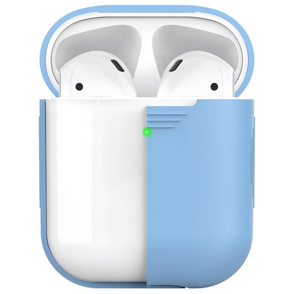 KeyBudz Coque Elevate Protective Silicone Apple AirPods 1 / 2 - Baby Blue