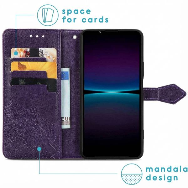 imoshion Etui de télephone Mandala Sony Xperia 1 IV - Violet