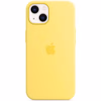 Apple Coque en silicone MagSafe Apple iPhone 13 - Lemon Zest