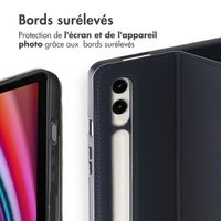 Accezz Coque tablette Classic Samsung Galaxy Tab S10 Plus / Tab S9 FE Plus / Tab S9 Plus - Noir