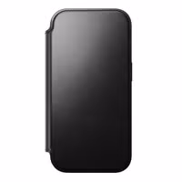 Nomad Étui de style livre folio moderne en cuir Horween avec MagSafe Apple iPhone 17 Pro - Noir