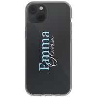 Coque personnalisée avec un nom iPhone 14 - Transparent