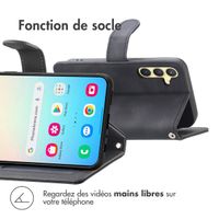 imoshion Etui de téléphone portefeuille avec cordon Samsung Galaxy S24 - Noir