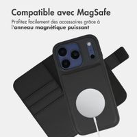 imoshion Étui portefeuille luxe 2-en-1 amovible Apple iPhone 17 Pro - Noir