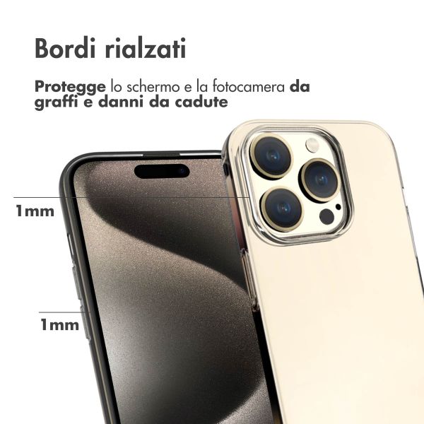 Accezz Coque Clear Apple iPhone 15 Pro - Transparent