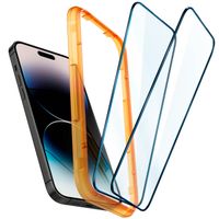 Spigen Protection d'écran en verre trempé GLAStR Fit 2 Paquets + Applicator Apple iPhone 14 Pro