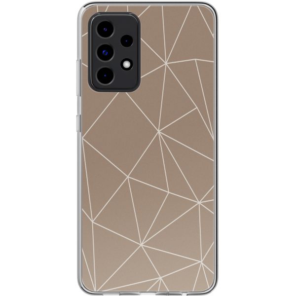 imoshion Coque Design Samsung Galaxy A52(s) (5G/4G) - Graphic Lines Beige