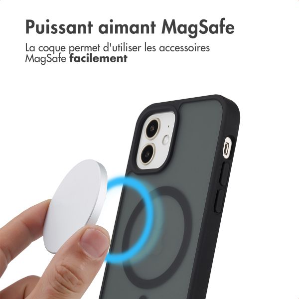 imoshion Coque Color Guard avec MagSafe iPhone 12 (Pro) - Noir