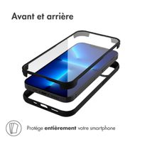 Accezz ﻿Coque de protection intégrale à 360° iPhone 13 Pro Max - Noir